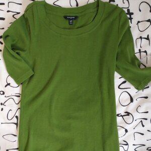 Ribbed elbow sleeve t-shirt